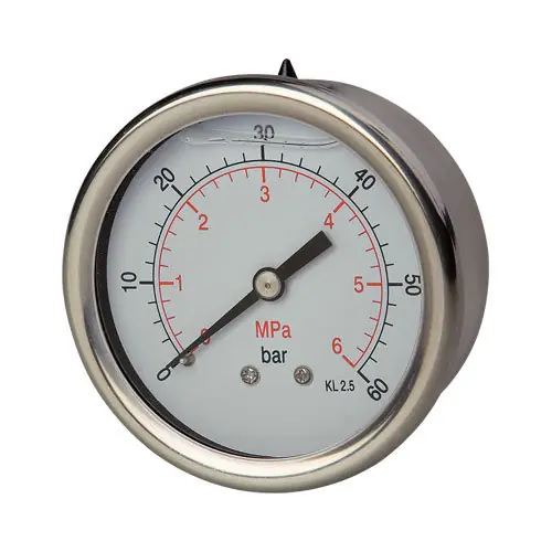 Horká Nabídka D=63 glycerin, 0-4 bar, G1/4" zadní